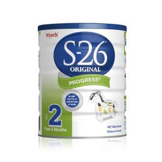 Wyeth 惠氏普通S26系列婴儿奶粉2段 900克