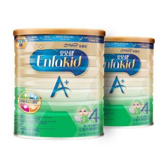 官方授权 港版美赞臣Enfakid安儿健奶粉 4段 900克 2罐装