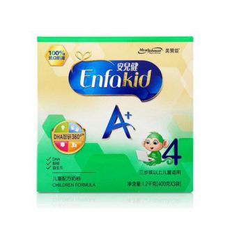 MeadJohnson 美赞臣 安儿健A+奶粉 4段 1200克/盒 4盒装