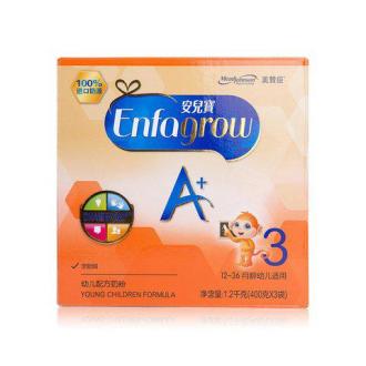 MeadJohnson 美赞臣 安儿宝A+奶粉 3段 1200克盒装
