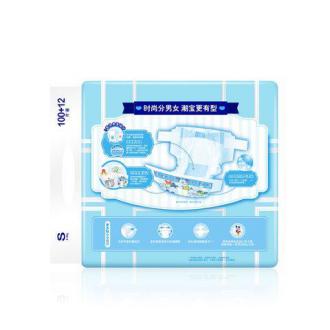 MamyPoko 妈咪宝贝 S 100+12片 男 瞬吸干爽 纸尿裤/尿不湿 4-8公斤