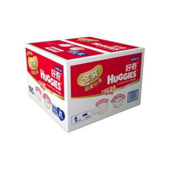 【官方授权】HUGGIES 好奇 金装贴身舒适 纸尿裤/尿不湿 XL105片