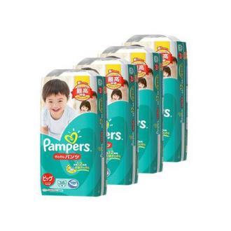 Pampers 日本帮宝适XL38片/包 4包装拉拉裤