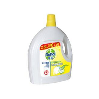 Dettol 滴露 衣物除菌液 清新柠檬 加量装2.5升+1.5升
