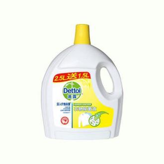 Dettol 滴露 衣物除菌液 清新柠檬 加量装2.5升+1.5升