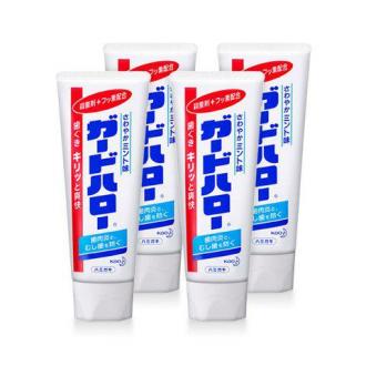 Kao 花王 防蛀护齿除牙垢美白牙膏 165克/支 4支装
