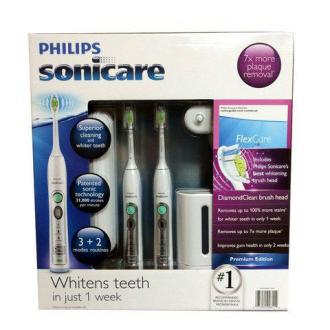 PHILIPS 飞利浦 终极版Flexcare型声波电动牙刷 HX6962 2支装