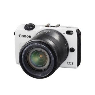 Canon 佳能 EOS M2 微单双镜头套机 白色 18-55mm/22mm