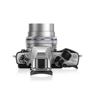 OLYMPUS 奥林巴斯 OM-D E-M10 双镜头微型单电相机套装 银色