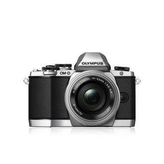 OLYMPUS 奥林巴斯 OM-D E-M10 双镜头微型单电相机套装 银色