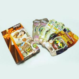 Montagne jeunesse 梦达俊雅思 巧克力补水保湿面膜套装 5片