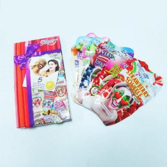 Montagne jeunesse 梦达俊雅思 超级水果亮白嫩肤面膜套装 5片