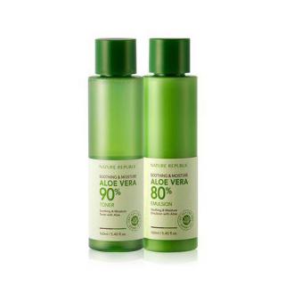 ?NATURE REPUBLIC 自然乐园 芦荟水乳套装 化妆水+乳液